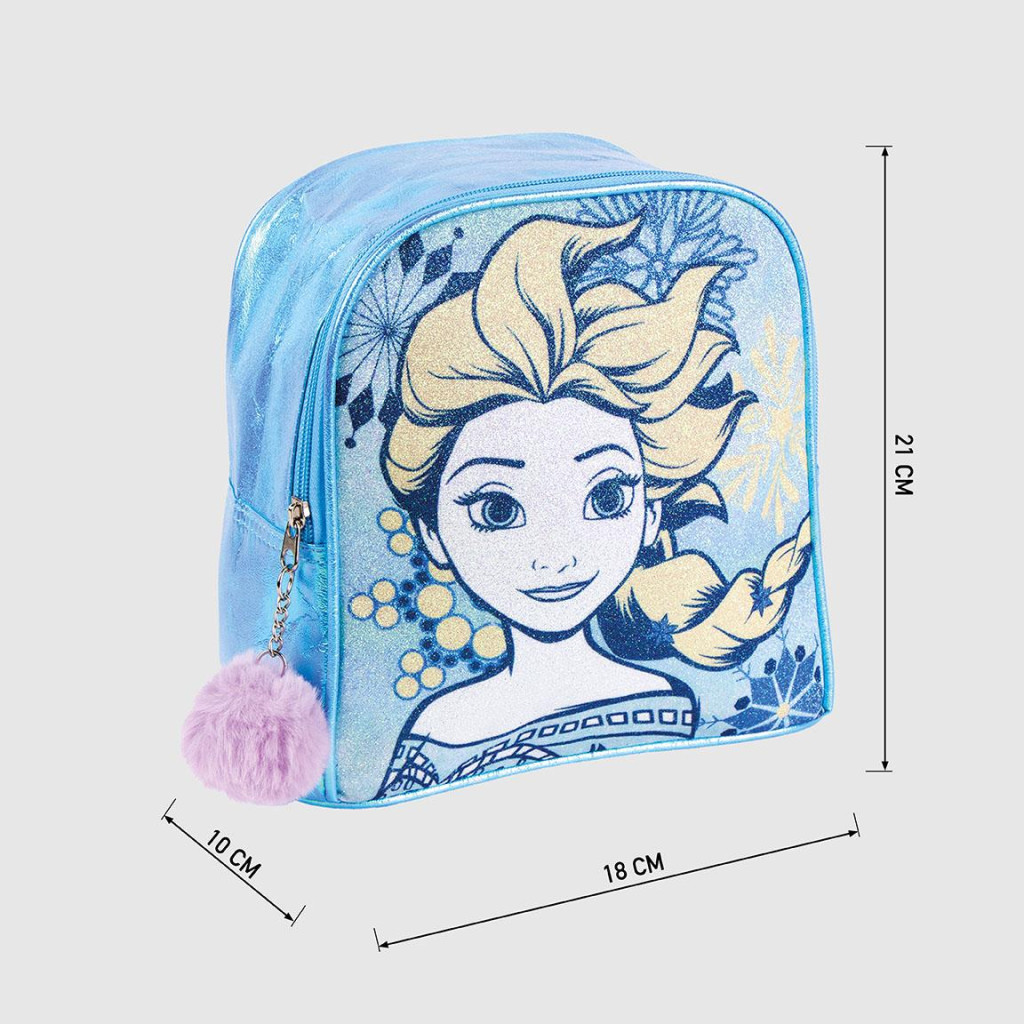 Disney Eiskönigin Sparkly holographischer Rucksack, Tasche 21 cm