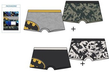 Batman Kinder Boxershorts 2er-Pack