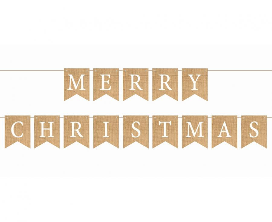 Merry Christmas Brown felirat 250 cm