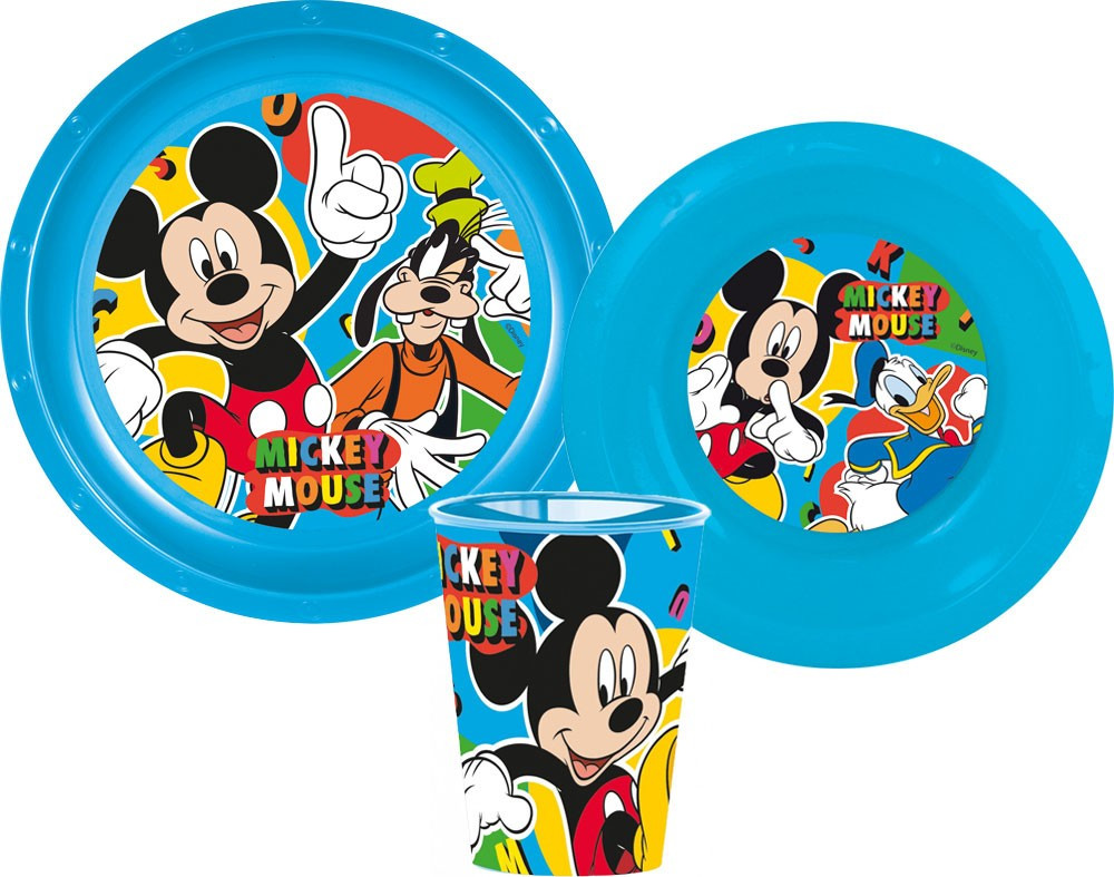 Disney Mickey Cool Summer Besteckset, Kunststoffset