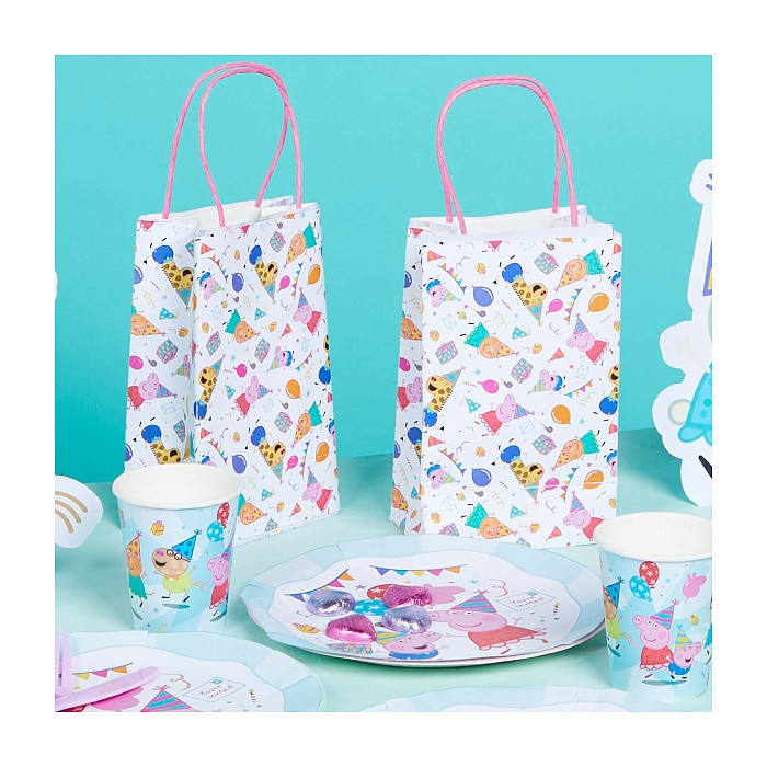 Peppa Wutz Celebration Geschenktüte 8er-Set Peppa Wutz Celebration Geschenktüte 8er-Set