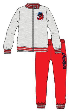 Miraculous Geschichten von Ladybug und Cat Noir Kinder Trainingsanzug, Jogging Set 6 Jahre im Geschenkkarton