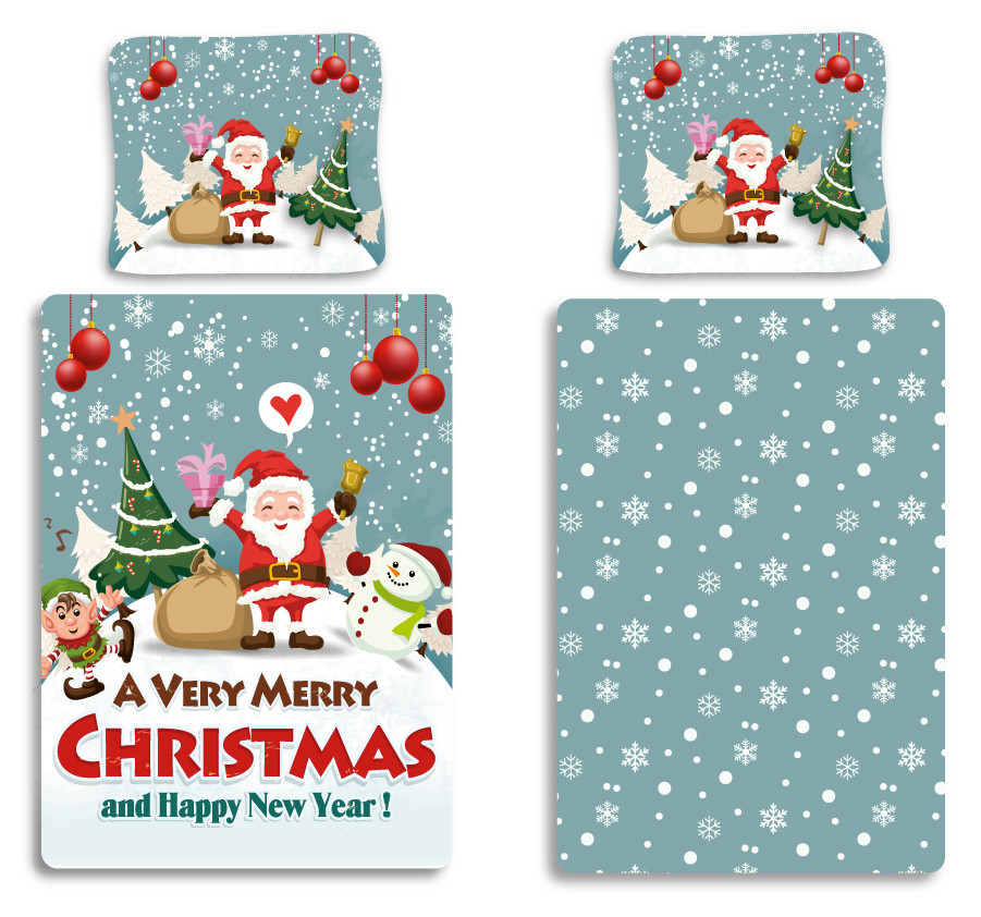 Weihnachten Merry Christmas, i Bettwäsche 140×200cm, 70×90 cm