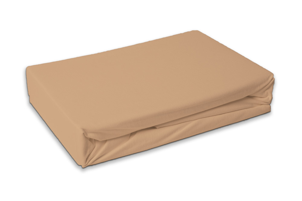 Farbe Beige Beiges Frottier-Spannbetttuch 180x200 cm