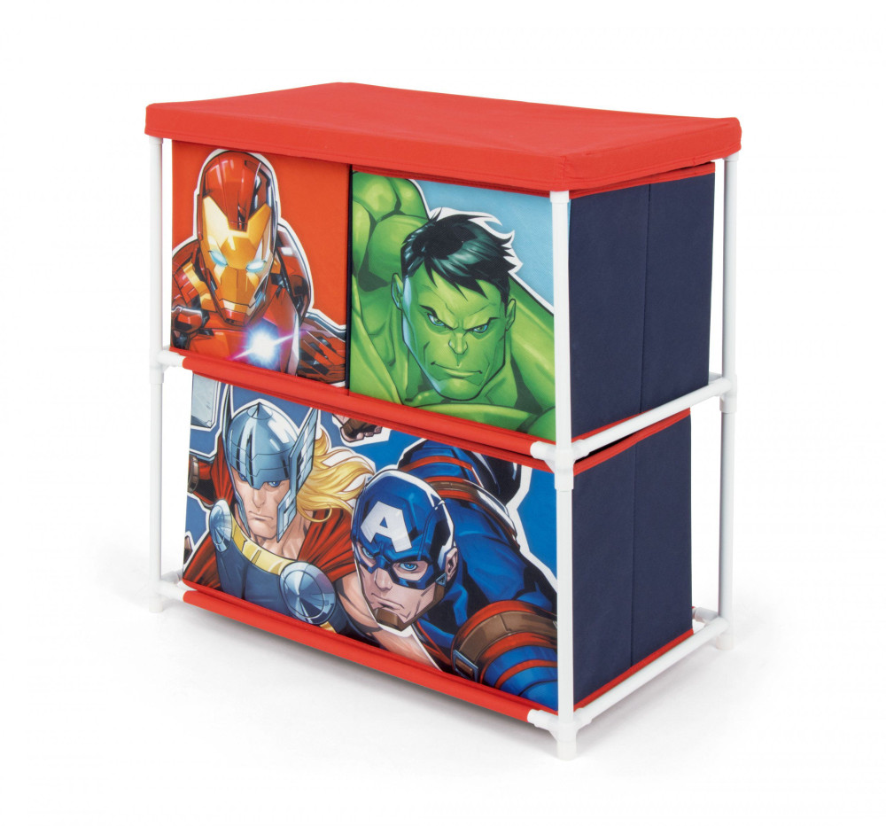 Avengers Spielzeugregal mit 3 Fächern 53x30x60 cm