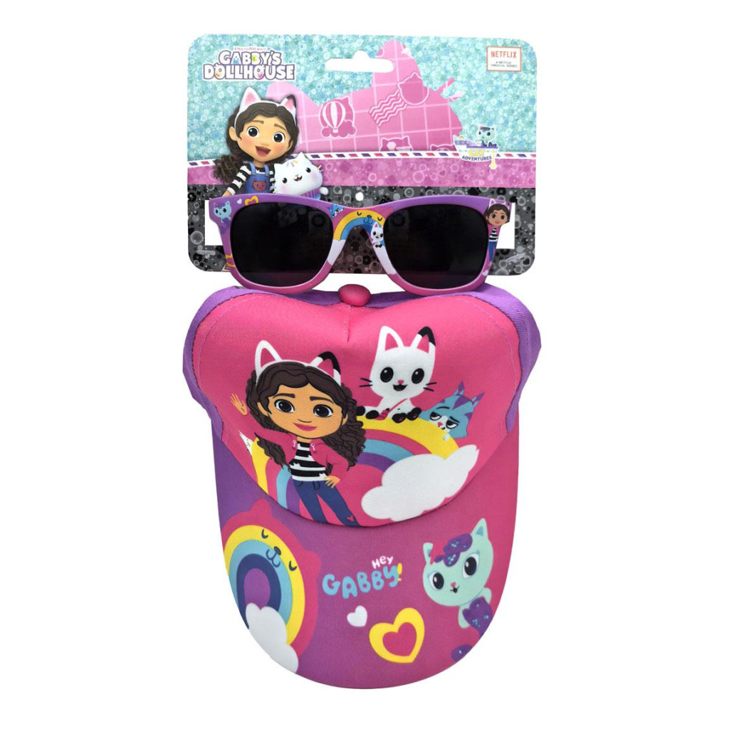 Gabby's Dollhouse Sonnenbrille und Baseballkappenset
