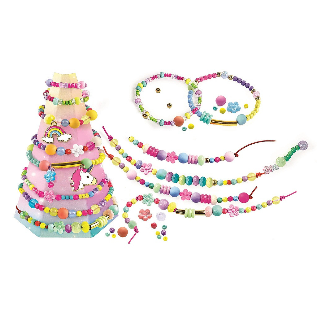 Crazy Chic Unicorn Armbandherstellungs-Kreativset Clementoni