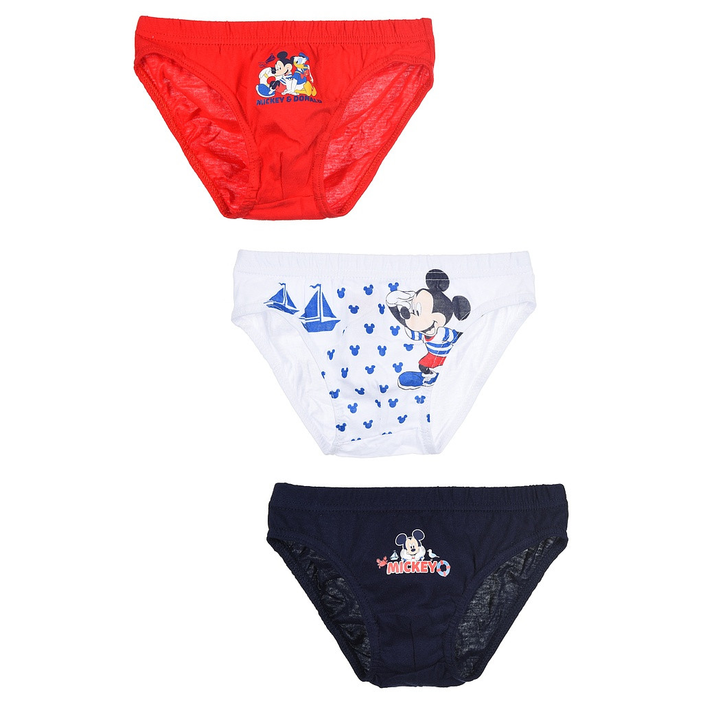 Disney Mickey  Kinderunterwäsche, Unterhose, 3 Stück/Packung