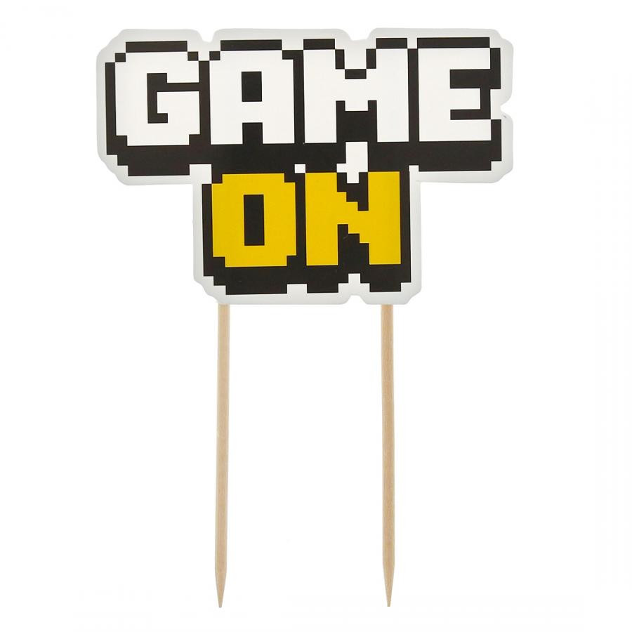 Gamer Game On Spielzeugkuchendekoration 14,5 cm