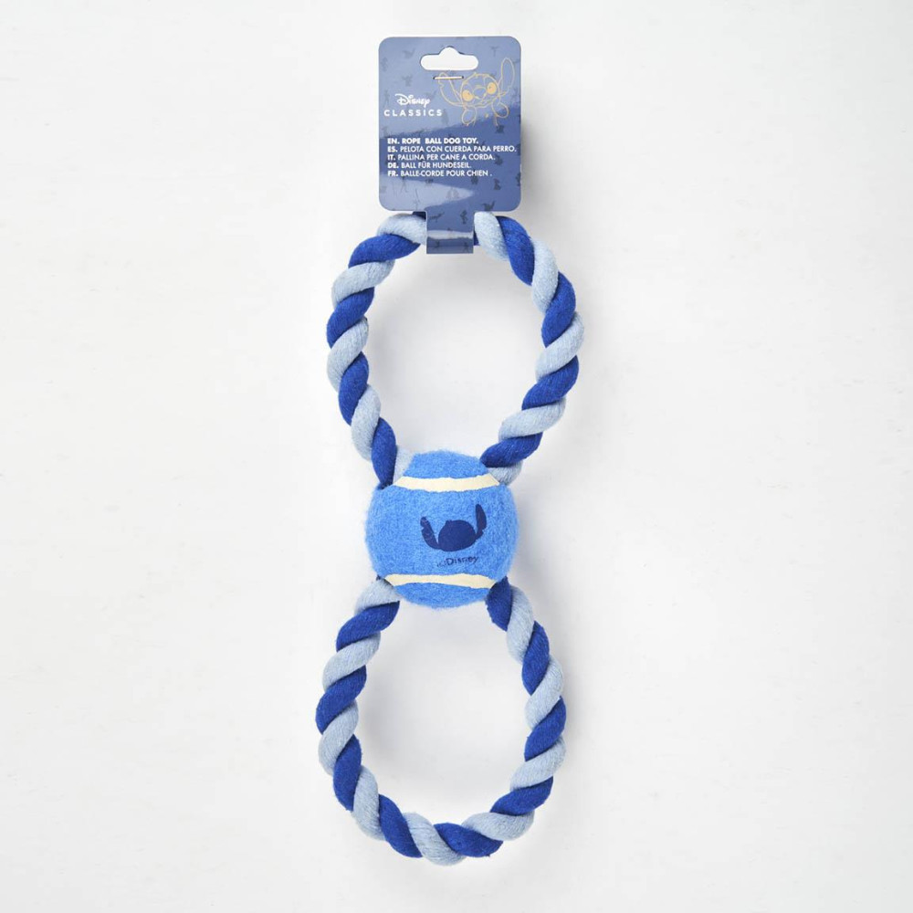 Disney Lilo und Stitch Tennisball und Seil Hundespielzeug