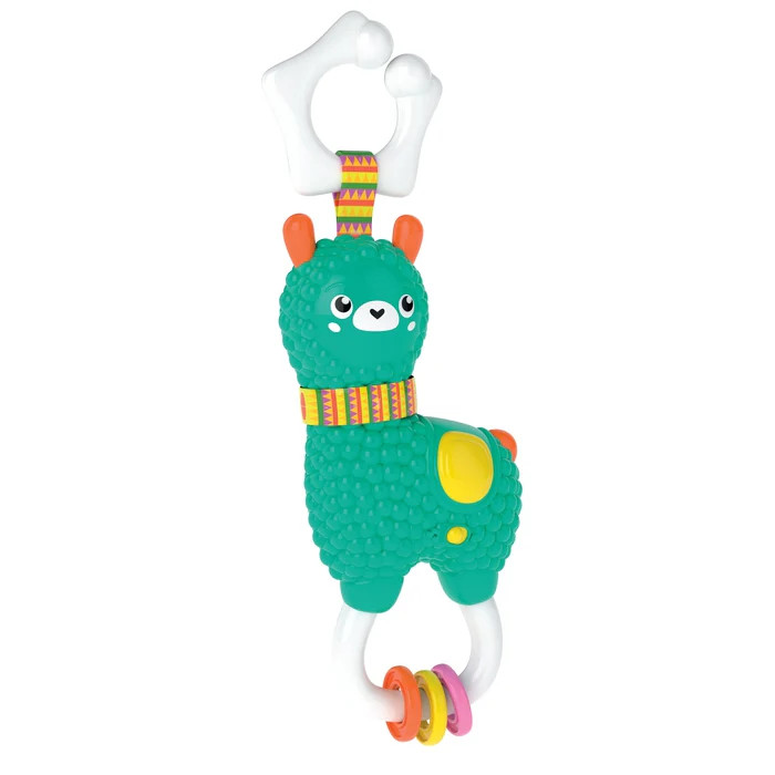 Tiere Happy Alpaka Baby Rassel Clementoni