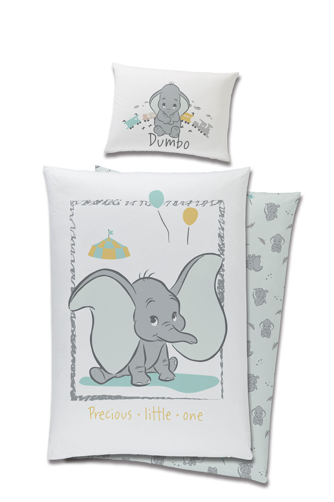 Disney Dumbo Disney Dumbo Kinderbettwäsche 100x135 cm, 40x60 cm