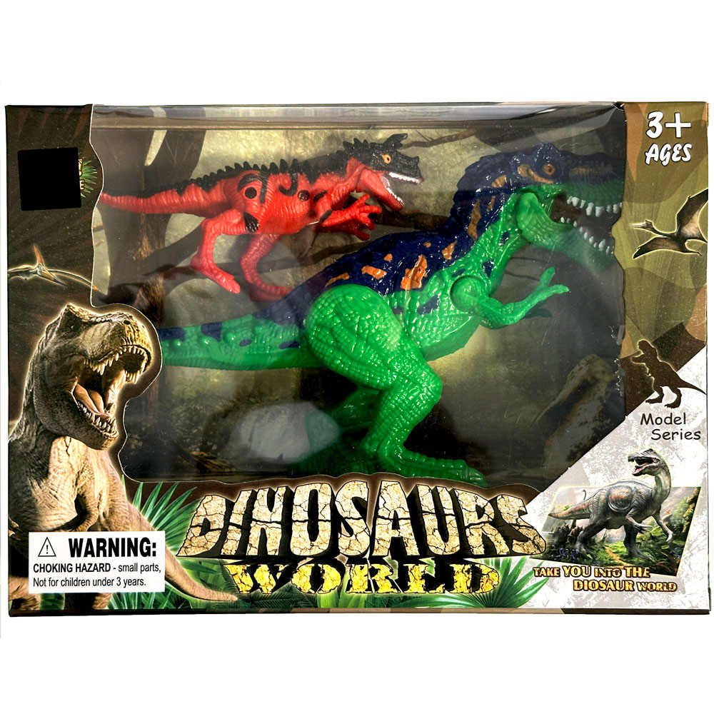 Dinosaurier Kunststofffigur 2-teiliges Set in Box
