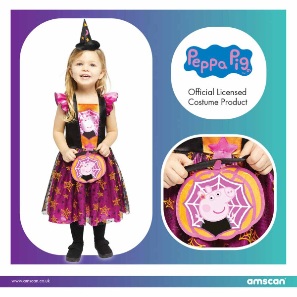 Peppa Wutz Orange Witch Kostüm 12-24 Monate