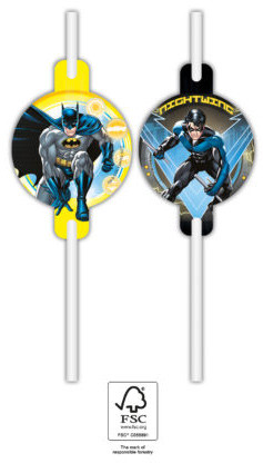 Batman Rogue Rage Papierstrohhalm 4er-Set FSC