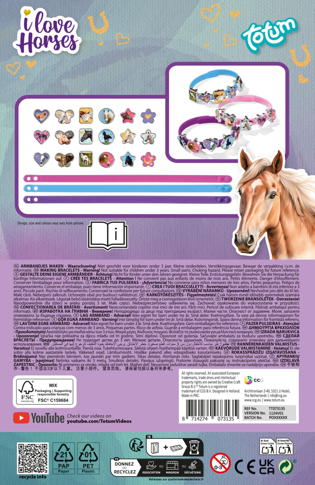 Pferd Love Armbandherstellung Kit