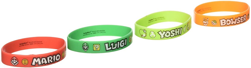 Super Mario Mushroom World Armband-Set 6-teilig