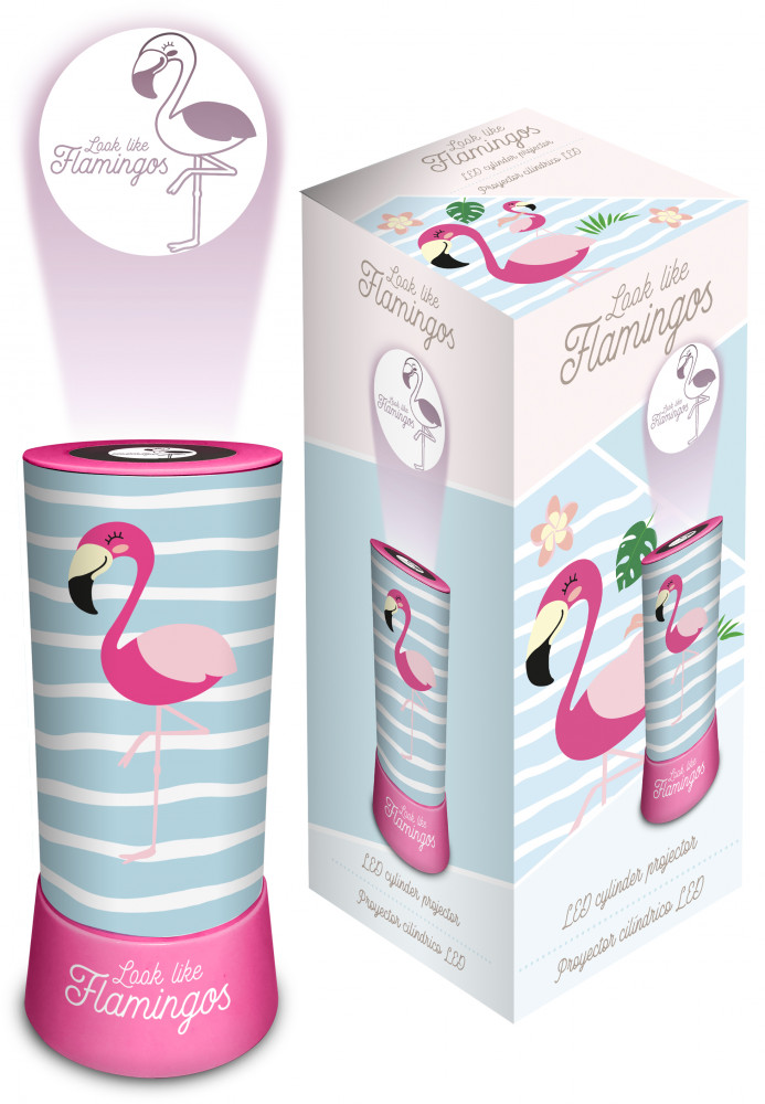 Flamingo Happy Flamingo 2-in-1 Projektor, Lampe, Nachtlicht