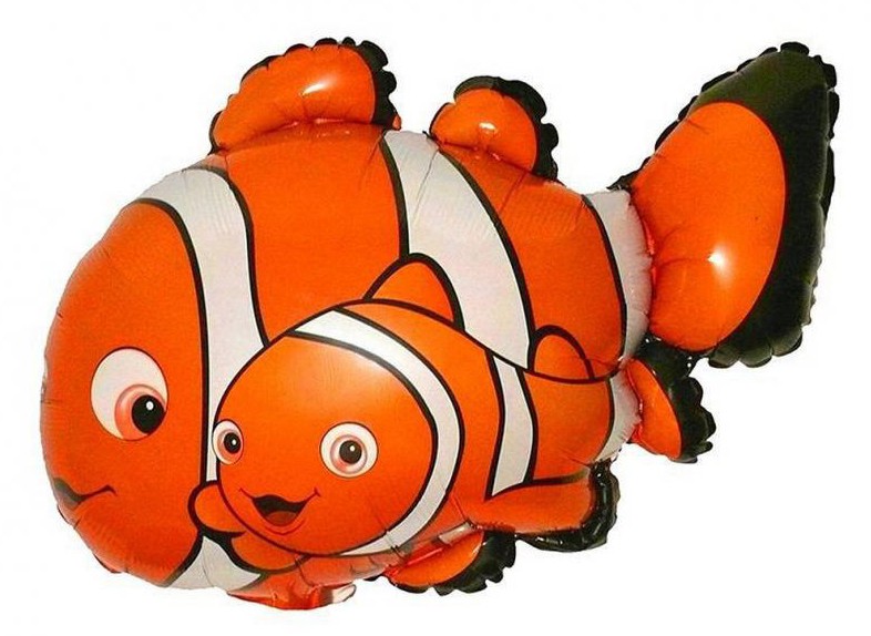 Fisch Clown Fish Clown-Folienballon 36 cm (WP) Fisch Clown Fish Clown-Folienballon 36 cm (WP)