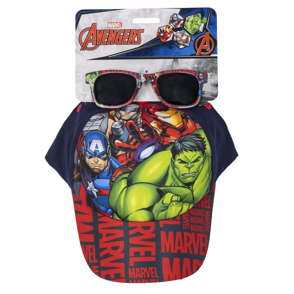 Avengers Sonnenbrillen- und Baseballkappen-Set