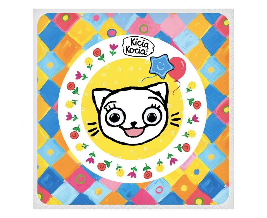 Katze Kitty Kitten Servietten 20 Stk 33x33 cm