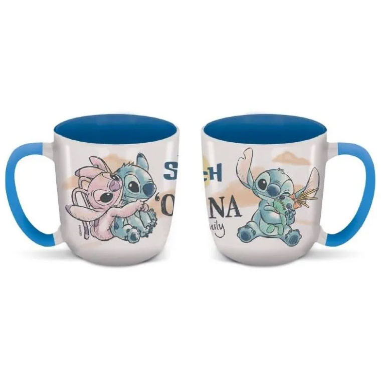 Disney Lilo und Stitch Ohana Elite Porzellanbecher 400 ml (14 oz) in Geschenkschachtel