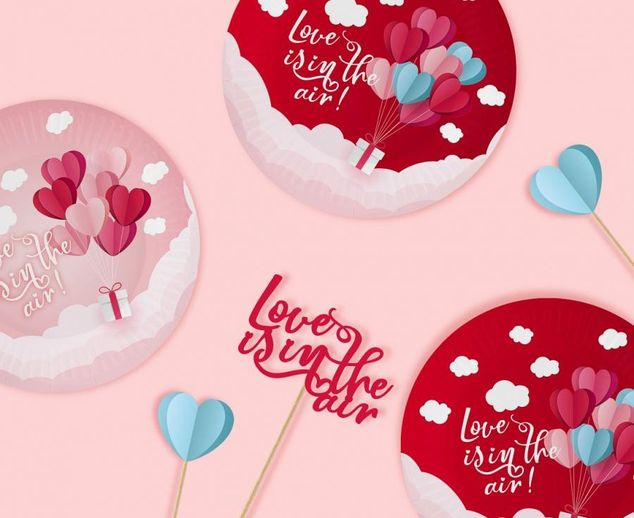 Liebe Love is in the air Papierdekoration 30 cm