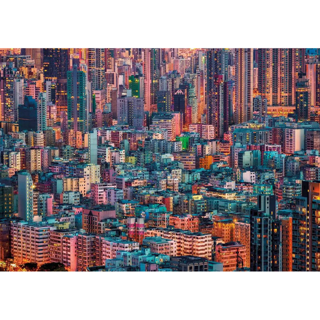 Städte Hive Hongkong-Puzzle Clementoni 1500 Stück