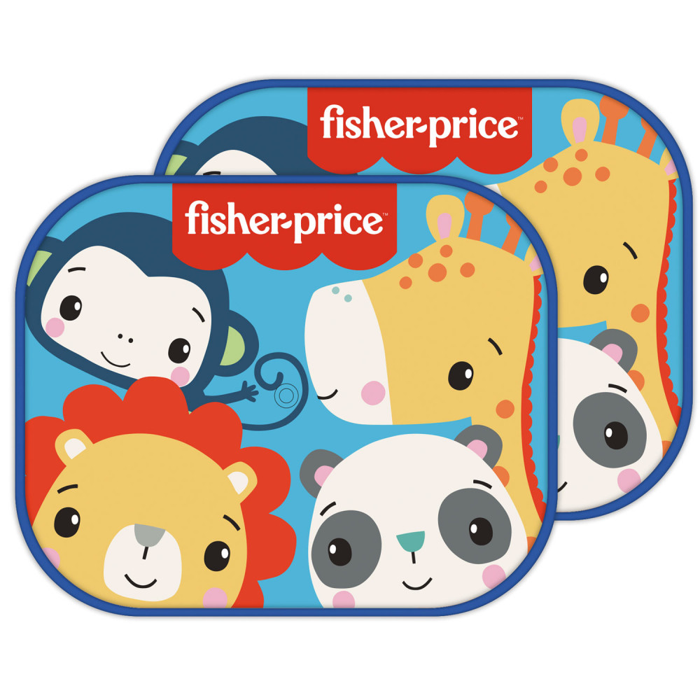 Fisher-Price Animals Sonnenschutz für Fenster 2er-Set