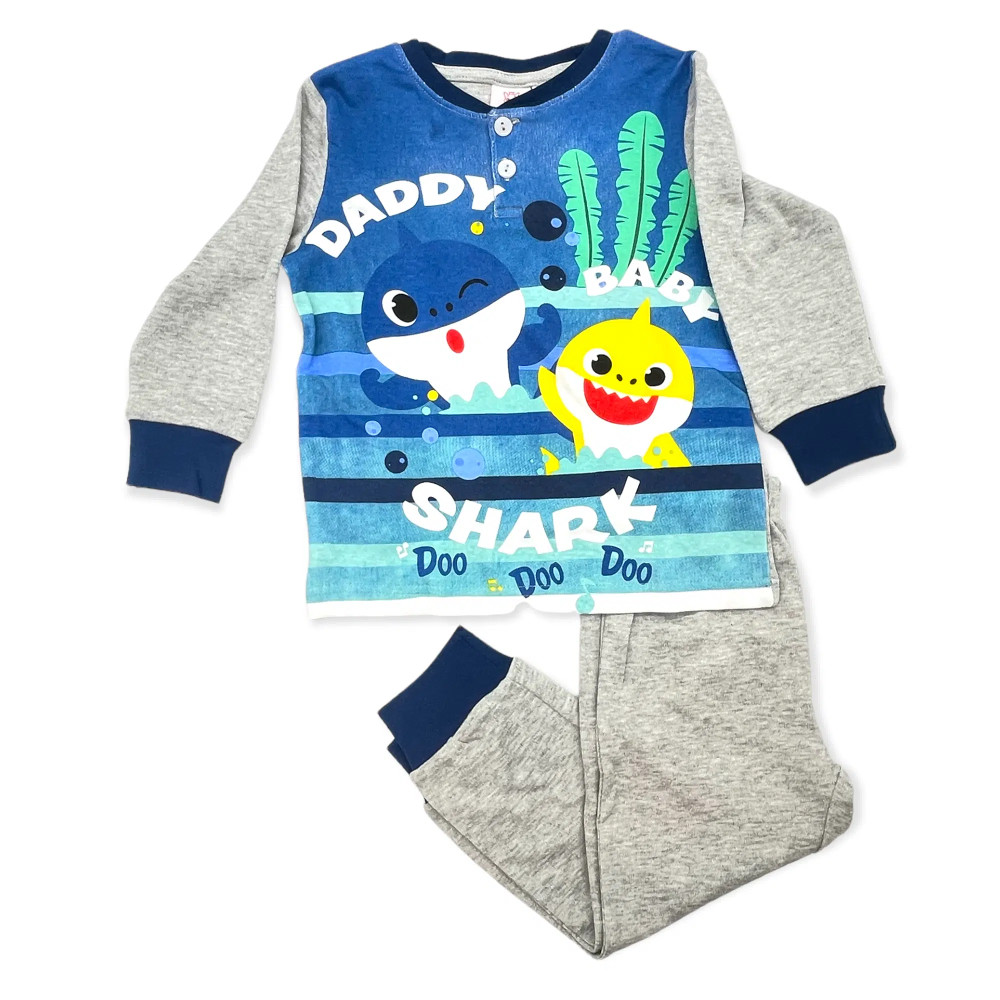 Baby Shark Kinder lange Pyjamas in Geschenkbox 2-6 Jahre