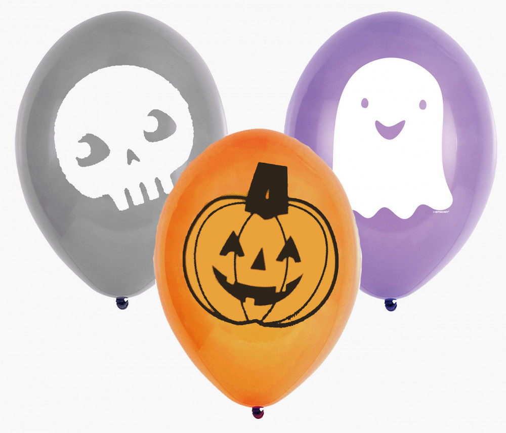 Halloween Friends Ballon, 6 Stk 9 Zoll (22,8 cm)