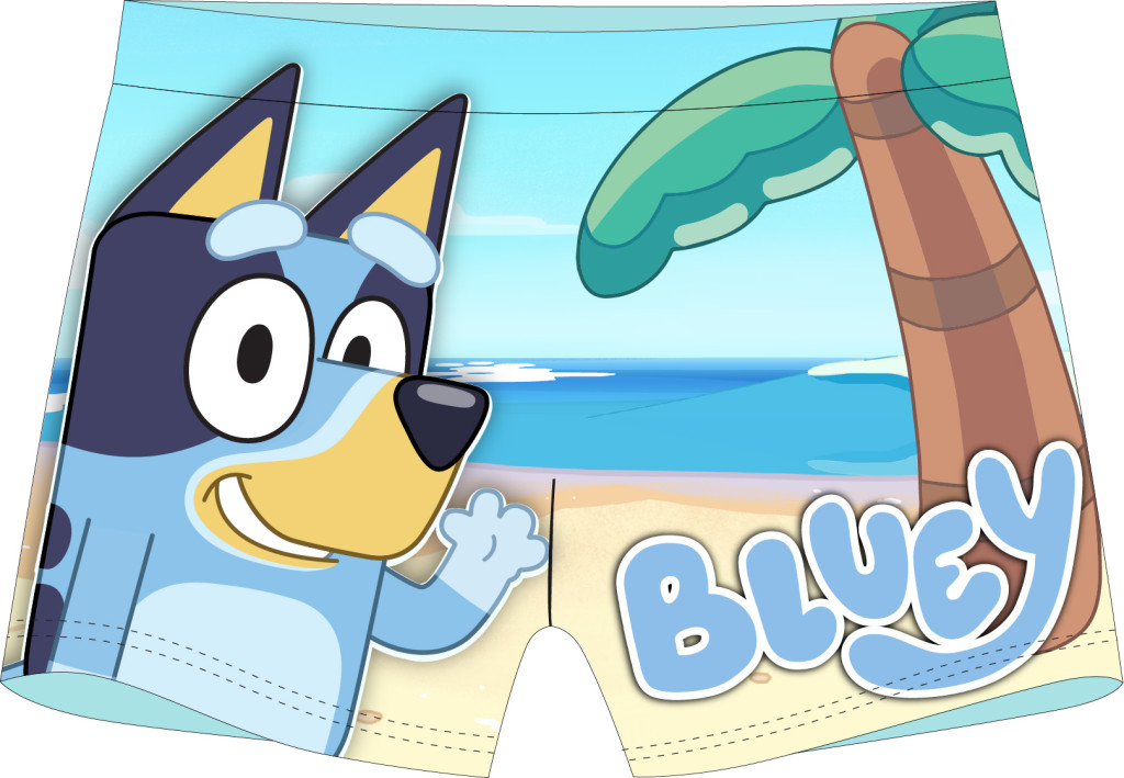 Bluey Palm Kinder Badehose, Shorts 92-122 cm