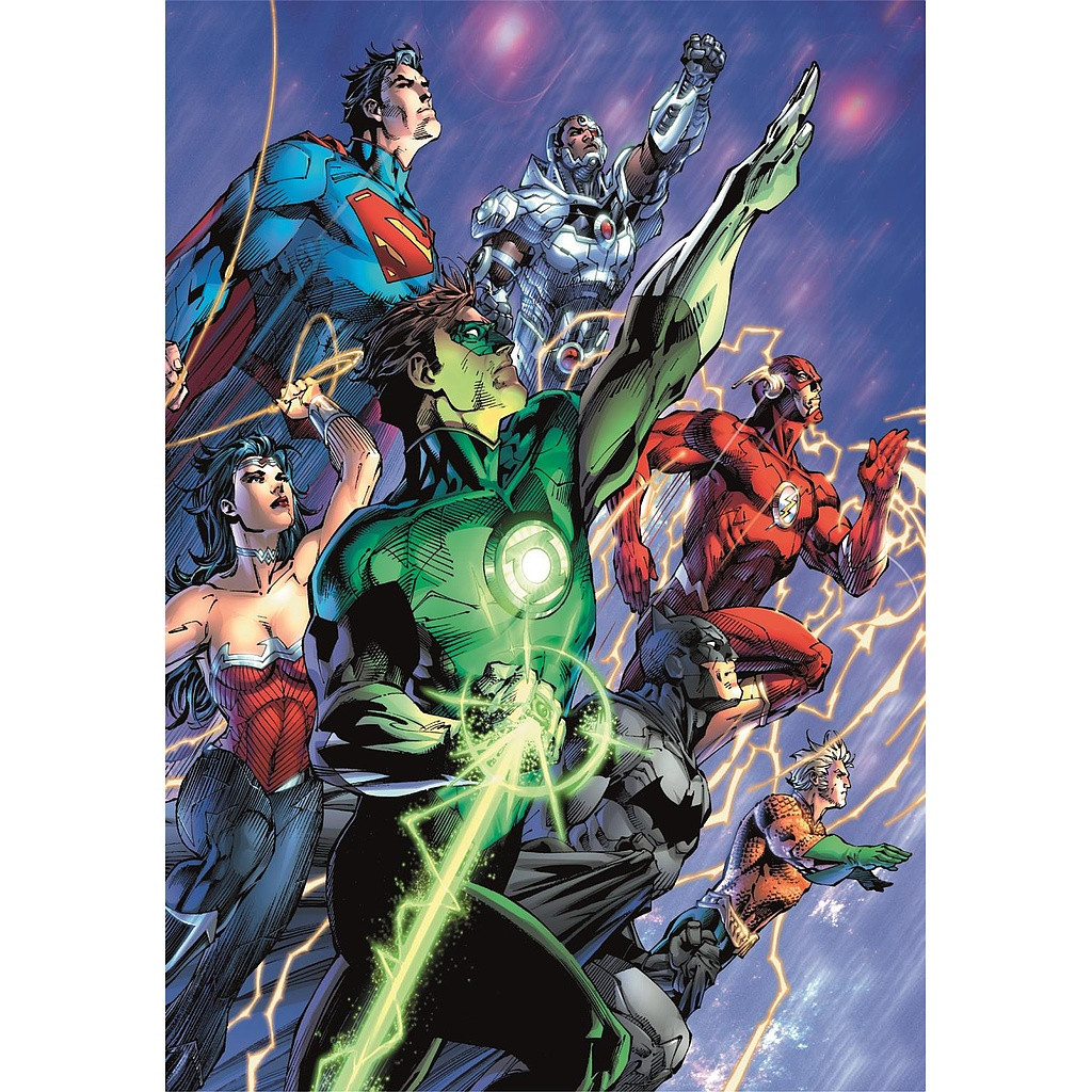 Justice League 500-teiliges Compact-Puzzle Clementoni
