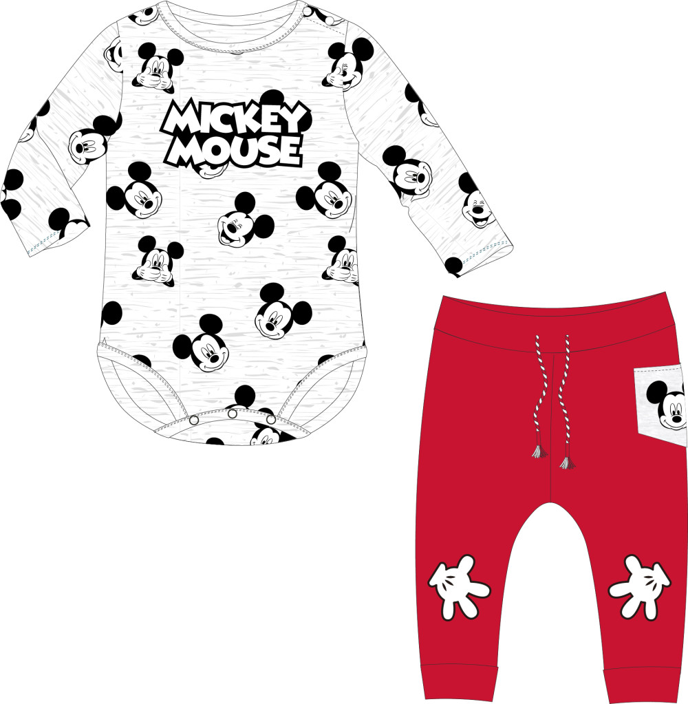 Disney Mickey  Nob Baby-Body + Hosen-Set 62-92 cm