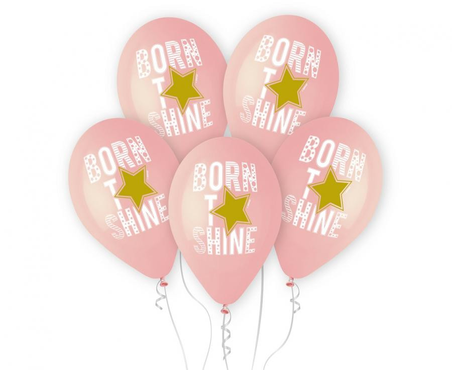 Baby Born to Shine Pink Ballon, 5er Set 13 Zoll (33 cm)