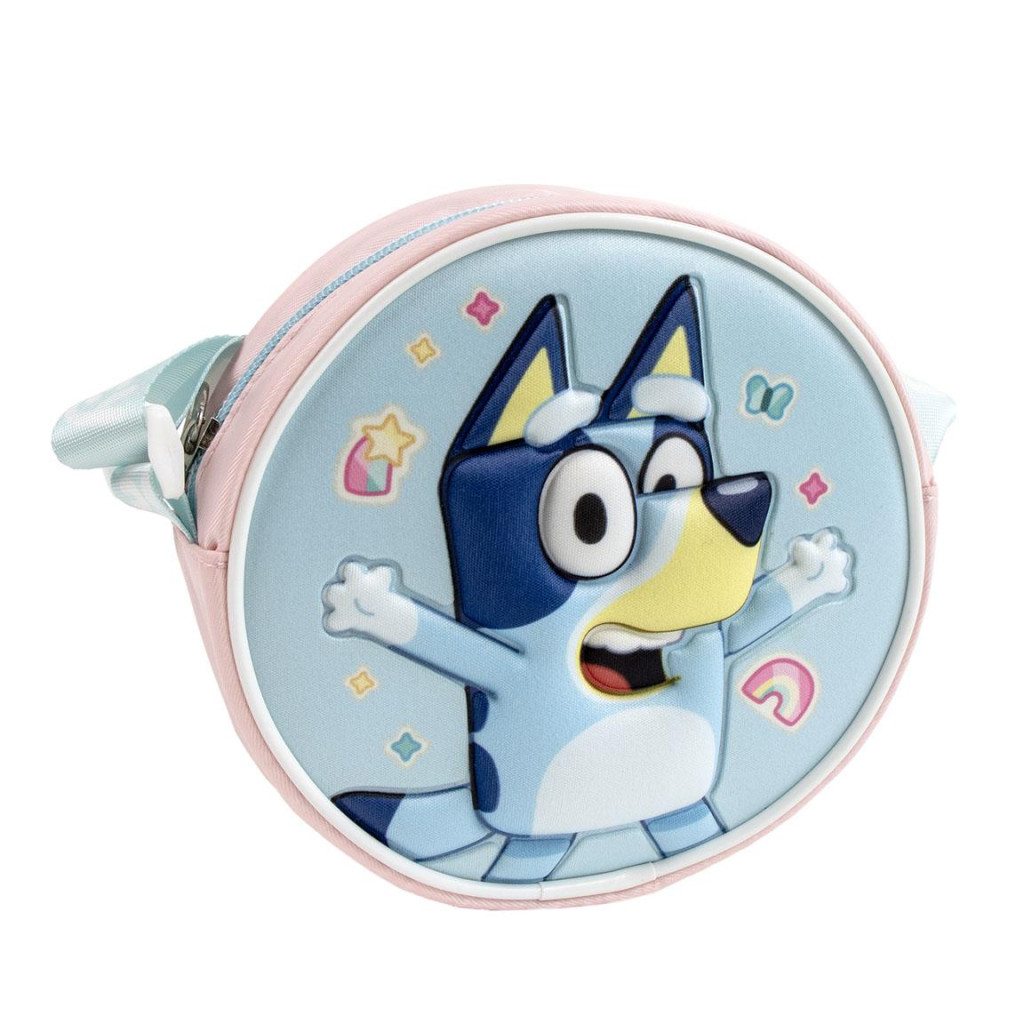 Bluey Cheerful 3D Umhängetasche