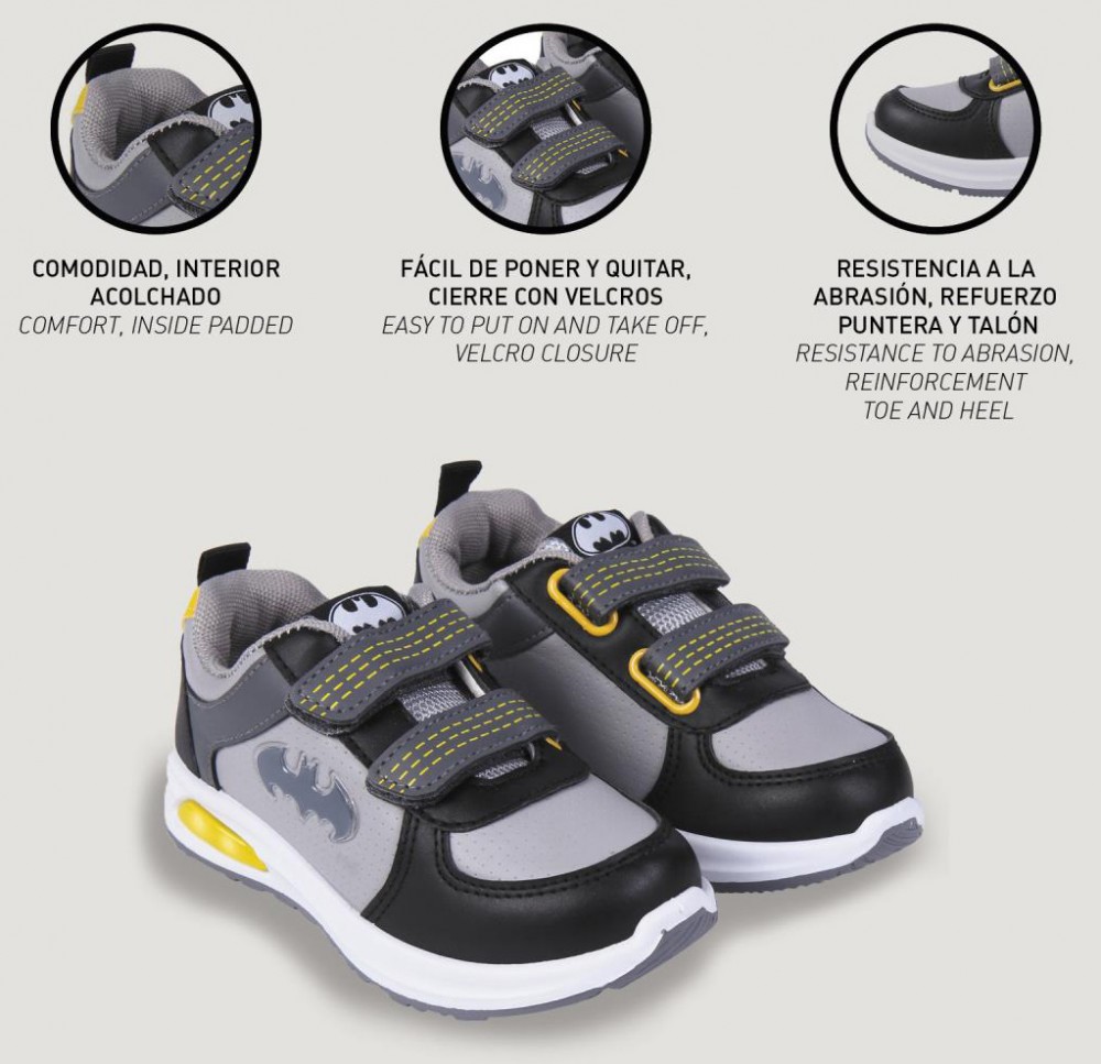 Batman LED Blitzende, Leuchtende Straßenschuhe 29