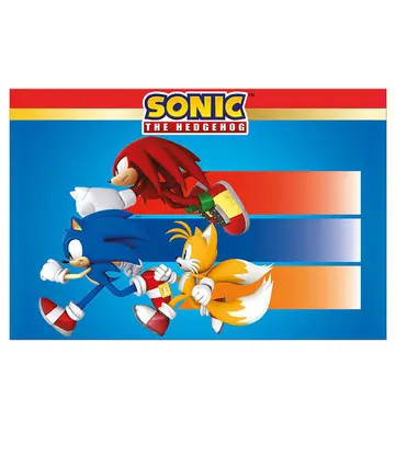 Sonic the Hedgehog Sega Sonic the Hedgehog Plastik-Tischdecke 120x180 cm