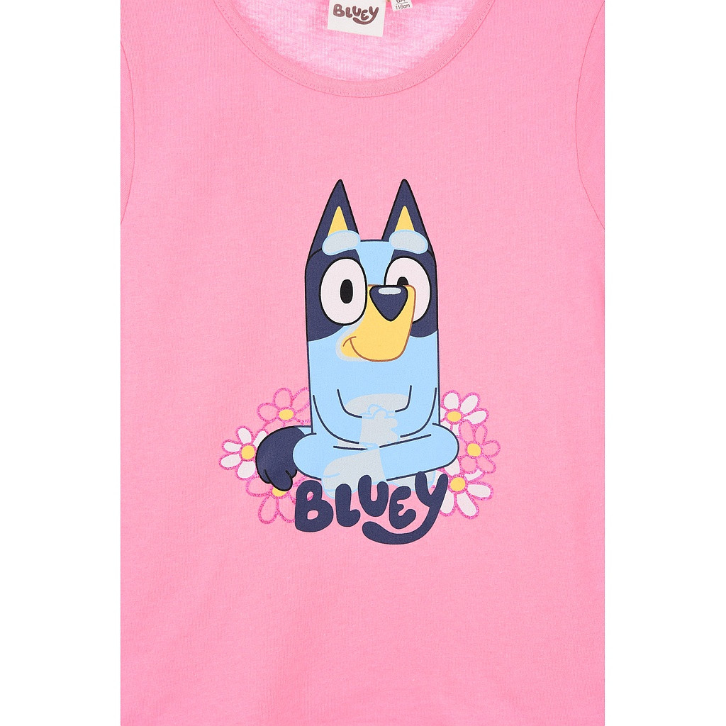 Bluey Kinder Kurzarmshirt, Oberteil 3-6 Jahre