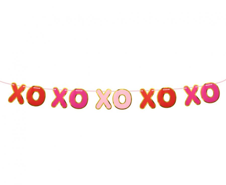 Liebe XOXO Red XOXO Schriftzug 200 cm