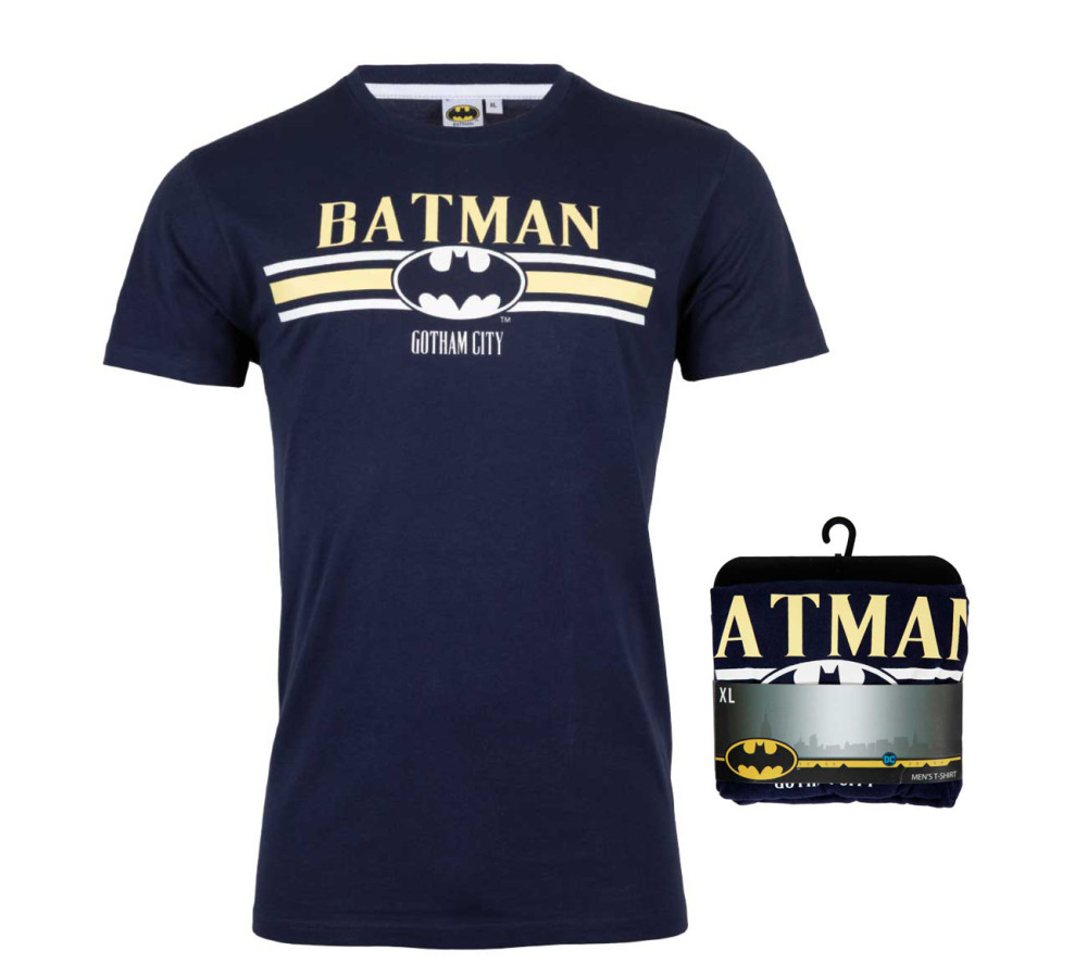 Batman Gotham Herren Kurzarm T-Shirt, Oberteil M-XXL