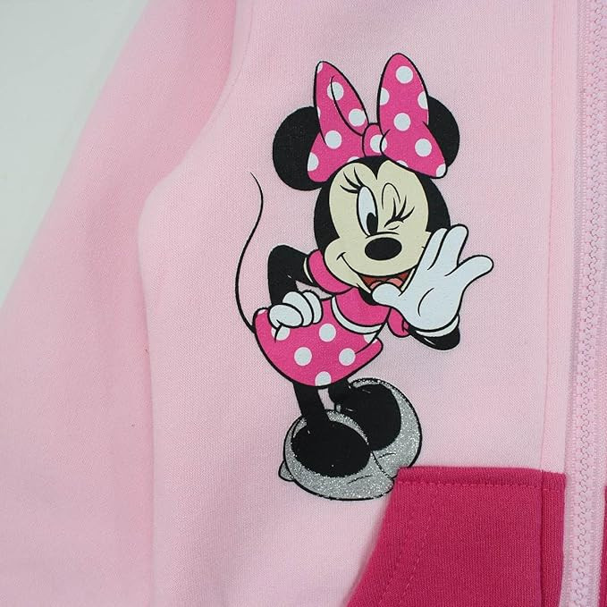 Disney Minnie  Pink Kinder-Trainingsanzug, Jogging-Set 92-128 cm