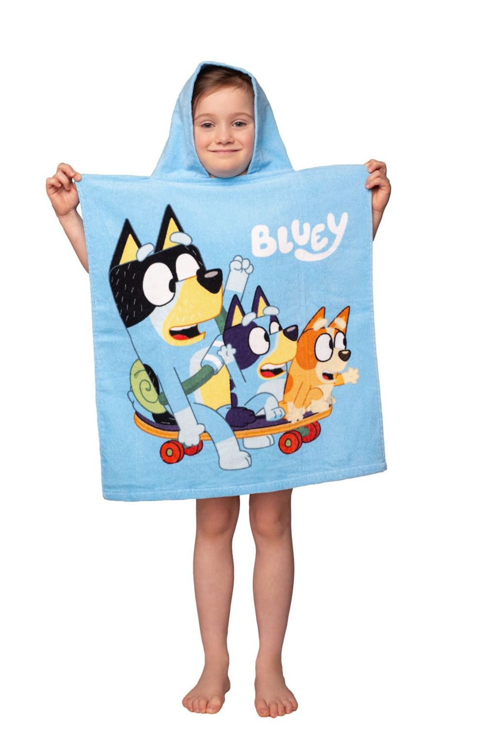 Bluey Skate Strandtuchponcho 50x115cm