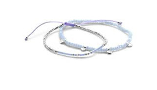Victoria Silber Perlen Love Armband