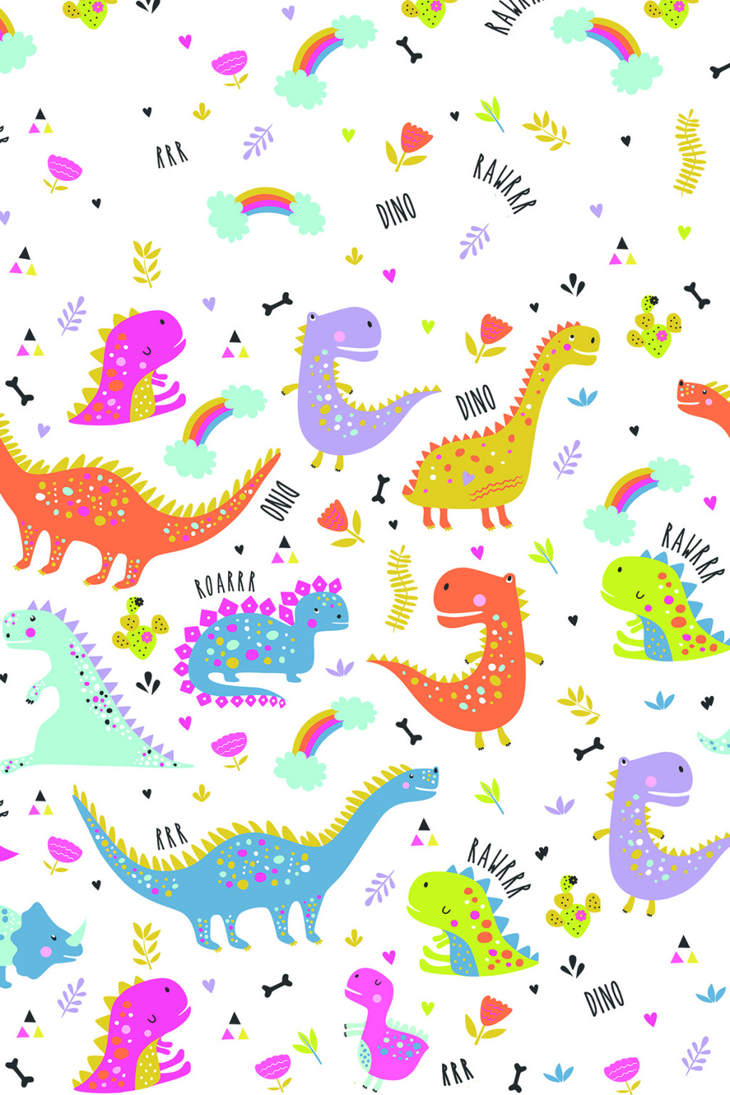 Dinosaurier Funny Papier Tischdecke 120x180 cm