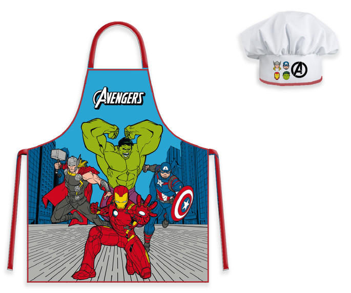 Avengers  Classic Comic Style Classic Comic Style Kinder Schürze 2-teiliger Set