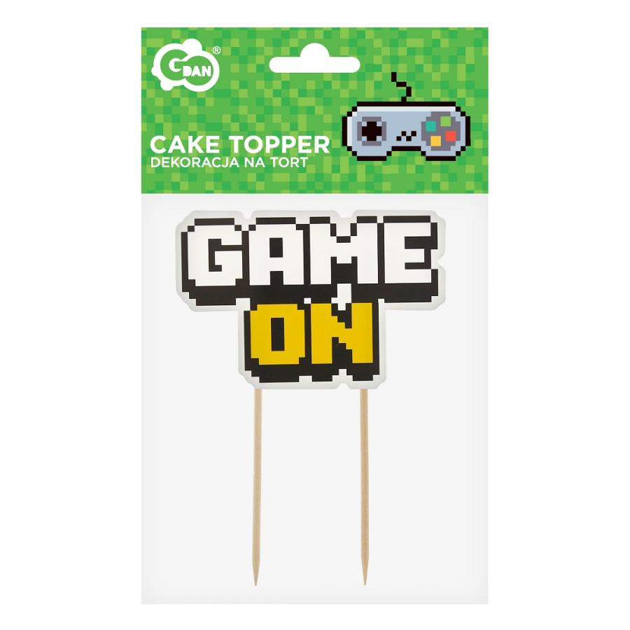 Gamer Game On Spielzeugkuchendekoration 14,5 cm