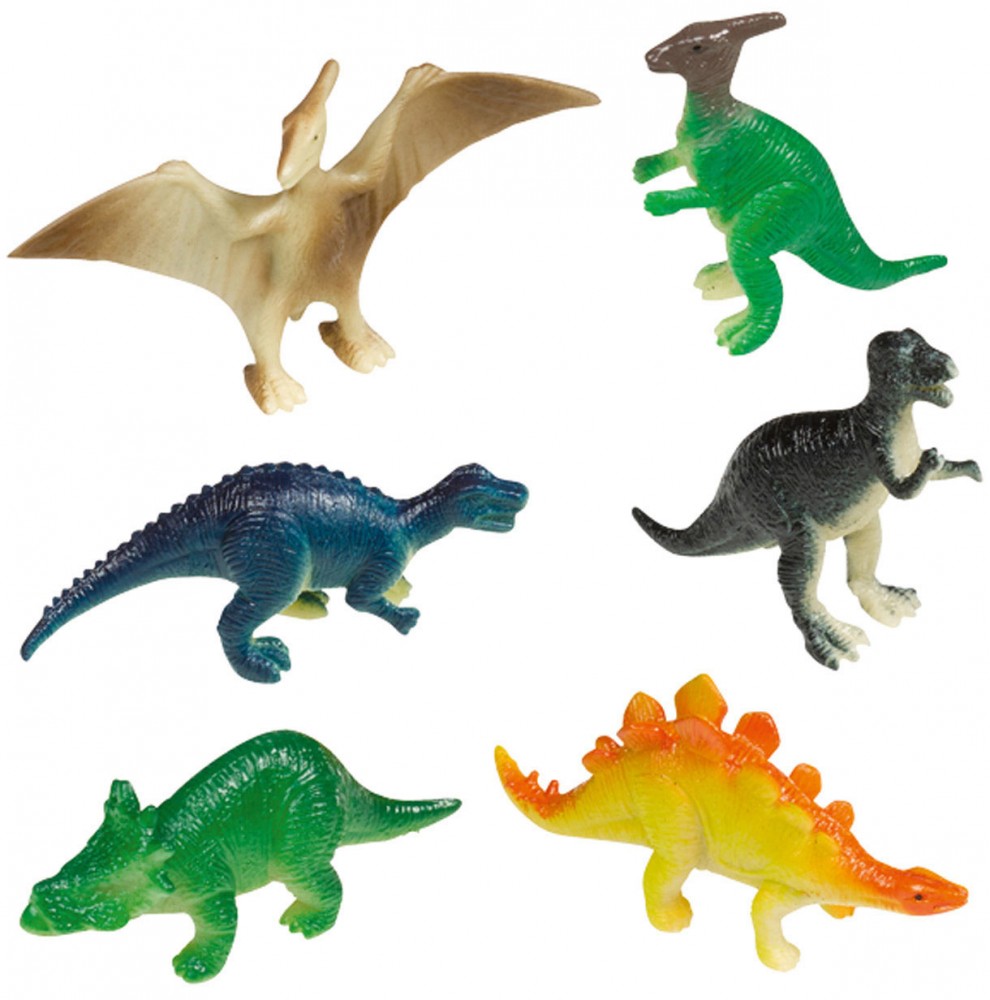 Dinosaurier Happy Kunststofffiguren 8-teiliges Set