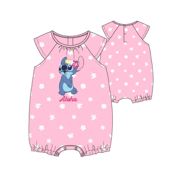 Disney Lilo und Stitch Mini Aloha Pink Baby-Sonnenanzug 6-24 Monate