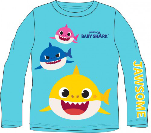Baby Shark Kinder Langarmshirt 4 Jahre